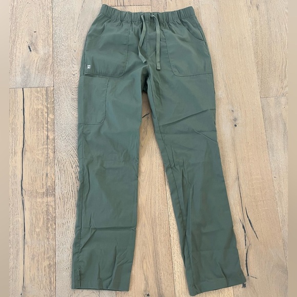 Matrix by Maevn Women's Solid Scrub Pants - Size Small Green Olive Straight Leg - Picture 6 of 6